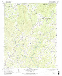 Traphill 1968 topographic map thumbnail