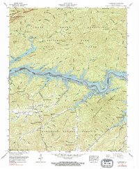 Tuskeegee 1961 topographic map thumbnail