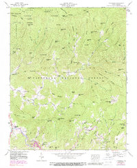 Tuckasegee 1946 topographic map thumbnail