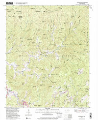 Tuckasegee 1997 topographic map thumbnail