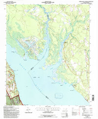 Upper Broad Creek 1994 topographic map thumbnail