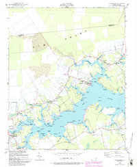 Vandemere 1950 topographic map thumbnail