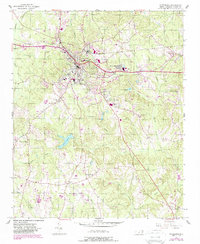 Wadesboro 1956 topographic map thumbnail