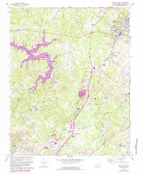 Wake Forest 1967 topographic map thumbnail