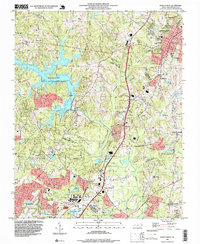 Wake Forest 1993 topographic map thumbnail