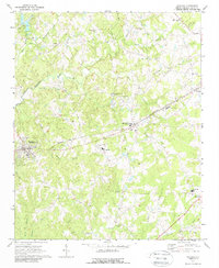 Waxhaw 1970 topographic map thumbnail