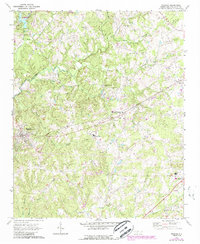 Waxhaw 1970 topographic map thumbnail