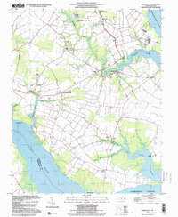 Weeksville 1997 topographic map thumbnail