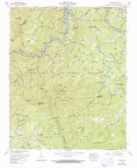 Wesser 1961 topographic map thumbnail