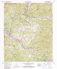 Whittier 1967 topographic map thumbnail