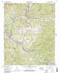 Whittier 1967 topographic map thumbnail