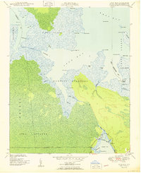 Long Bay 1950 topographic map thumbnail