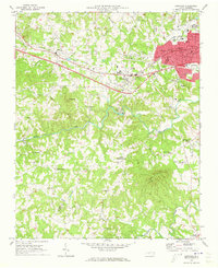 Longview 1970 topographic map thumbnail