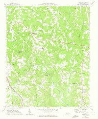 Lowesville 1970 topographic map thumbnail