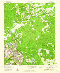 Manchester 1957 topographic map thumbnail
