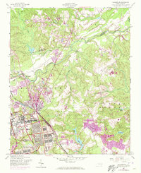 Manchester 1957 topographic map thumbnail