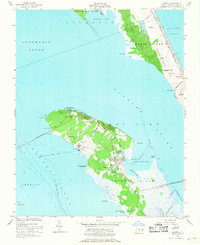 Manteo 1953 topographic map thumbnail