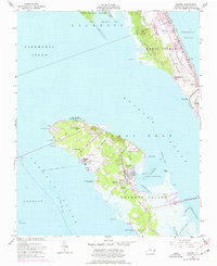 Manteo 1953 topographic map thumbnail