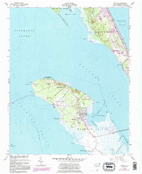 Manteo 1953 topographic map thumbnail