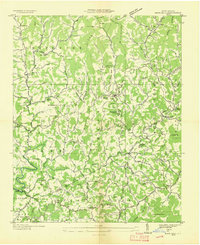 Mars Hill 1936 topographic map thumbnail