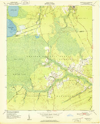 Masontown 1951 topographic map thumbnail