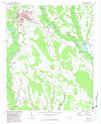 Maxton 1974 topographic map thumbnail