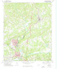 Mayodan 1971 topographic map thumbnail