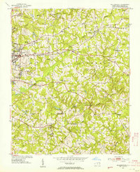 Mc Leansville 1952 topographic map thumbnail