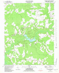 Merchants Millpond 1981 topographic map thumbnail