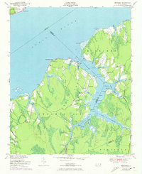Merrimon 1951 topographic map thumbnail