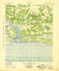 Lockwoods Folly 1944 topographic map thumbnail