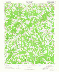 Lone Hickory 1966 topographic map thumbnail
