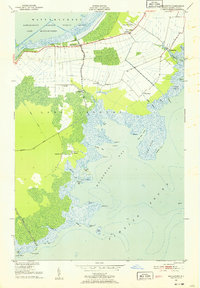 Middletown 1951 topographic map thumbnail