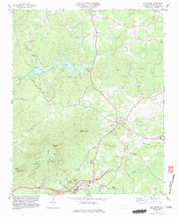 Mill Spring 1982 topographic map thumbnail