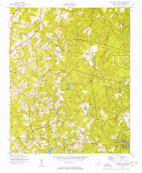 Millstone Lake 1949 topographic map thumbnail