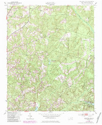 Millstone Lake 1949 topographic map thumbnail