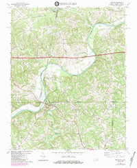 Milton 1968 topographic map thumbnail