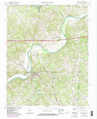 Milton 1968 topographic map thumbnail