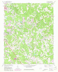 Mint Hill 1971 topographic map thumbnail