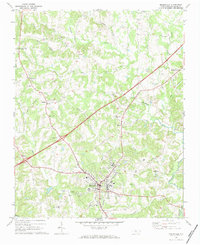 Mocksville 1969 topographic map thumbnail