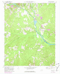 Moncure 1970 topographic map thumbnail