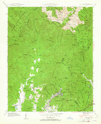 Montreat 1942 topographic map thumbnail