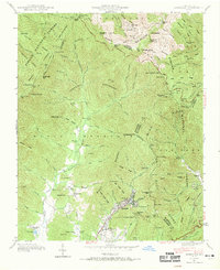 Montreat 1942 topographic map thumbnail