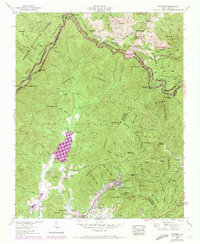 Montreat 1942 topographic map thumbnail