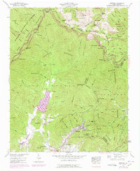 Montreat 1942 topographic map thumbnail