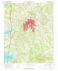 Mooresville 1969 topographic map thumbnail