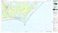 Morehead City 1985 topographic map thumbnail