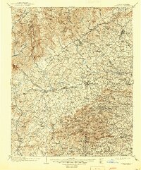 Morganton 1905 topographic map thumbnail