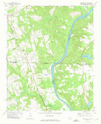 Morven East 1971 topographic map thumbnail