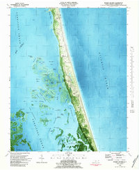Mossey Islands 1982 topographic map thumbnail